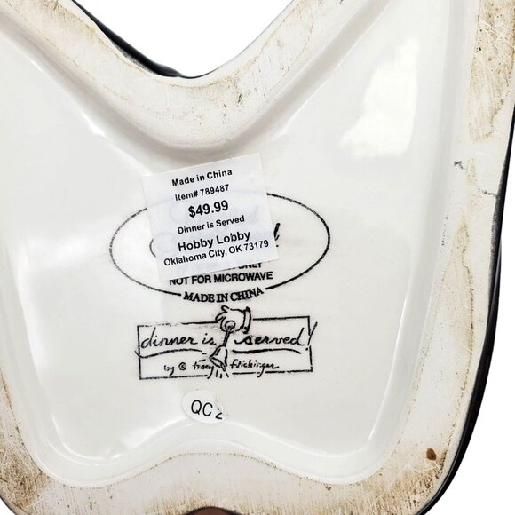 TRACY FLICKINGER Certified International Ceramic CHEF Waiter Utensil Holder - Picture 8 of 8